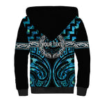 Aotearoa Ngati Kahungunu Personalised Sherpa Hoodie Maori Iwi Poutama Puhoro Tattoo