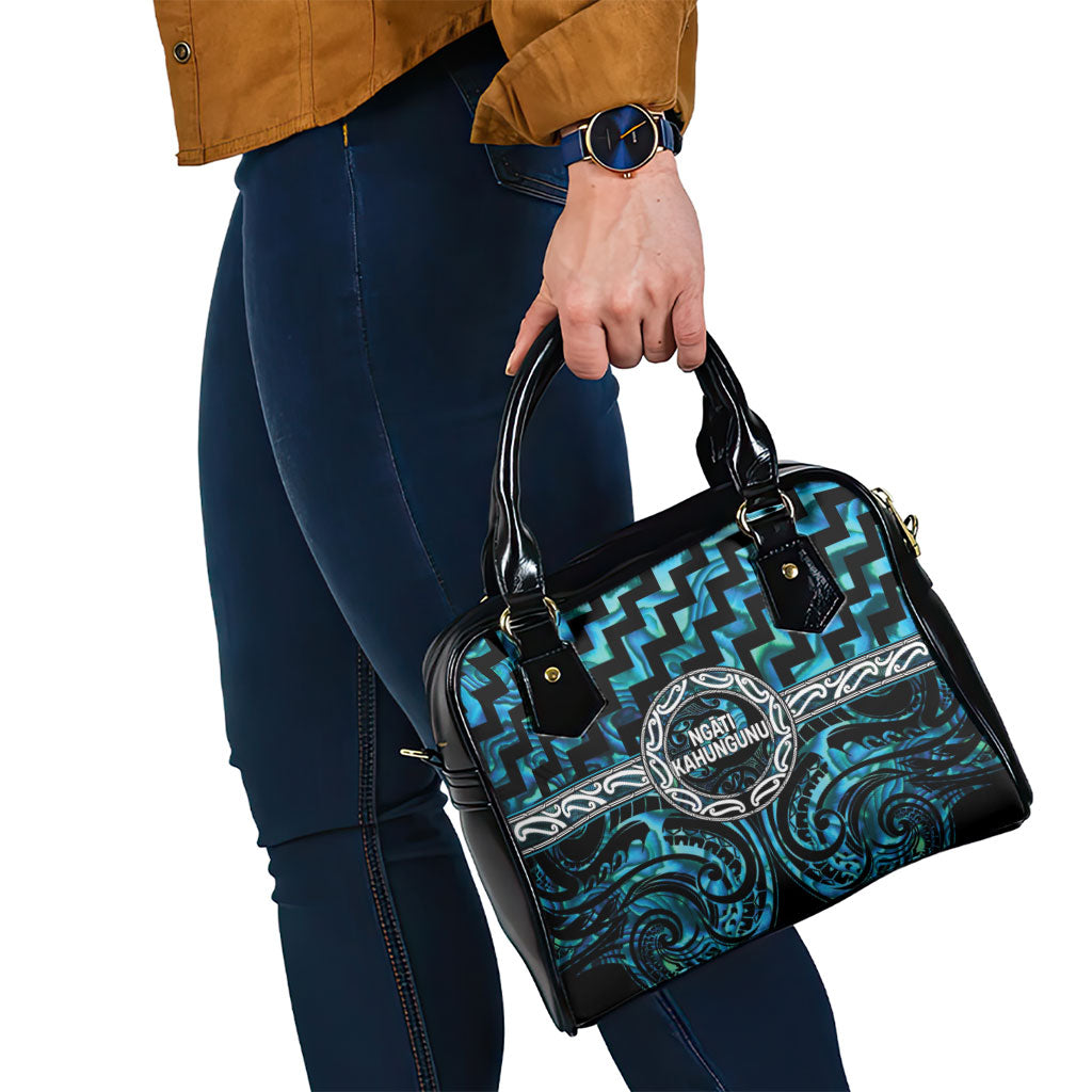 Aotearoa Ngati Kahungunu Shoulder Handbag Maori Iwi Poutama Puhoro Tattoo