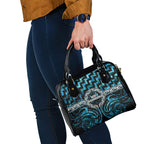 Aotearoa Ngati Kahungunu Shoulder Handbag Maori Iwi Poutama Puhoro Tattoo