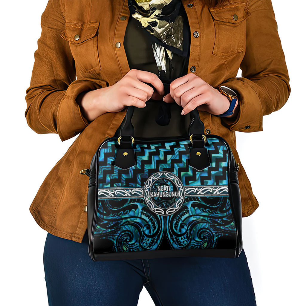 Aotearoa Ngati Kahungunu Shoulder Handbag Maori Iwi Poutama Puhoro Tattoo