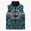 Aotearoa Ngati Kahungunu Personalised Sleeveless Puffer Jacket Maori Iwi Poutama Puhoro Tattoo