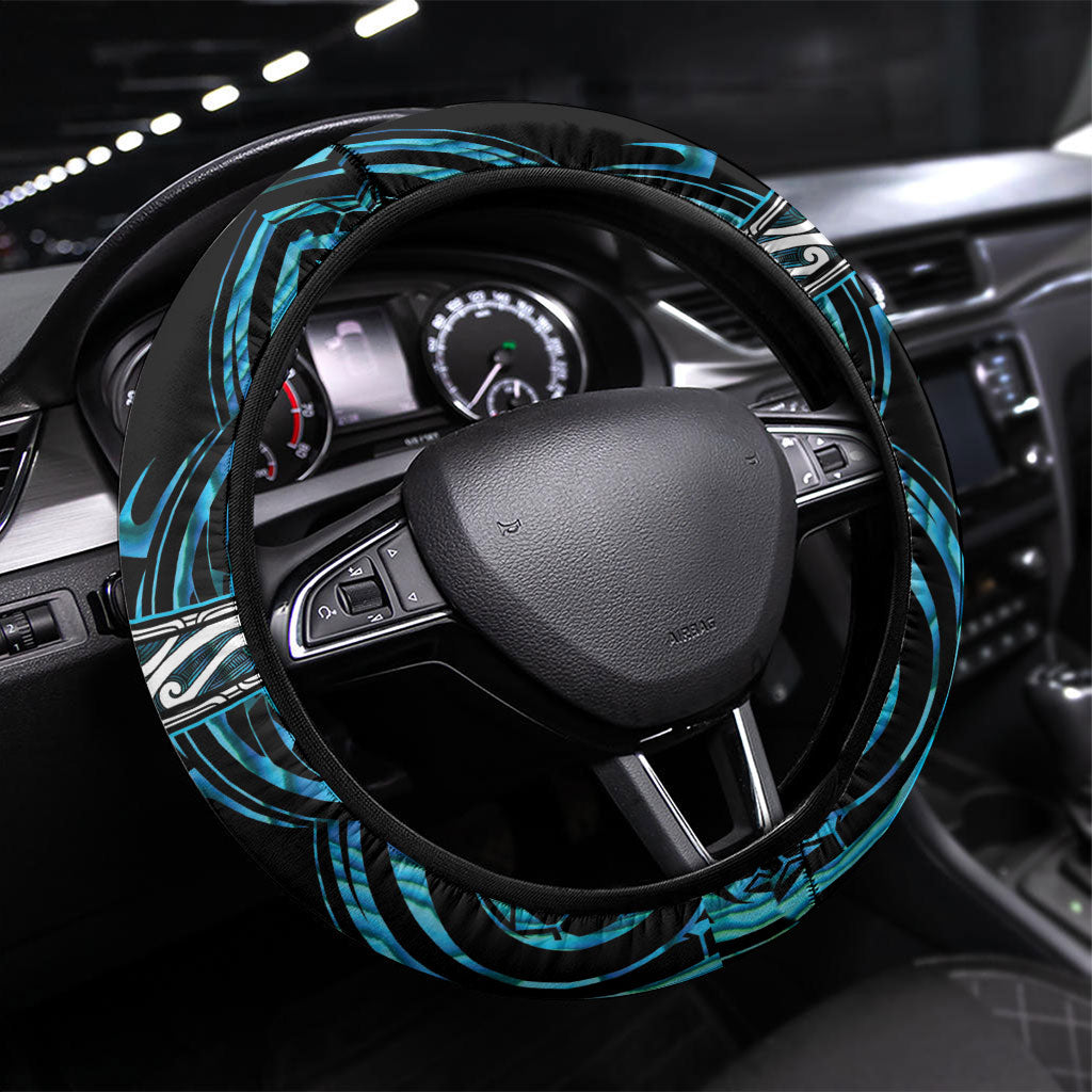 Aotearoa Ngati Kahungunu Steering Wheel Cover Maori Iwi Poutama Puhoro Tattoo