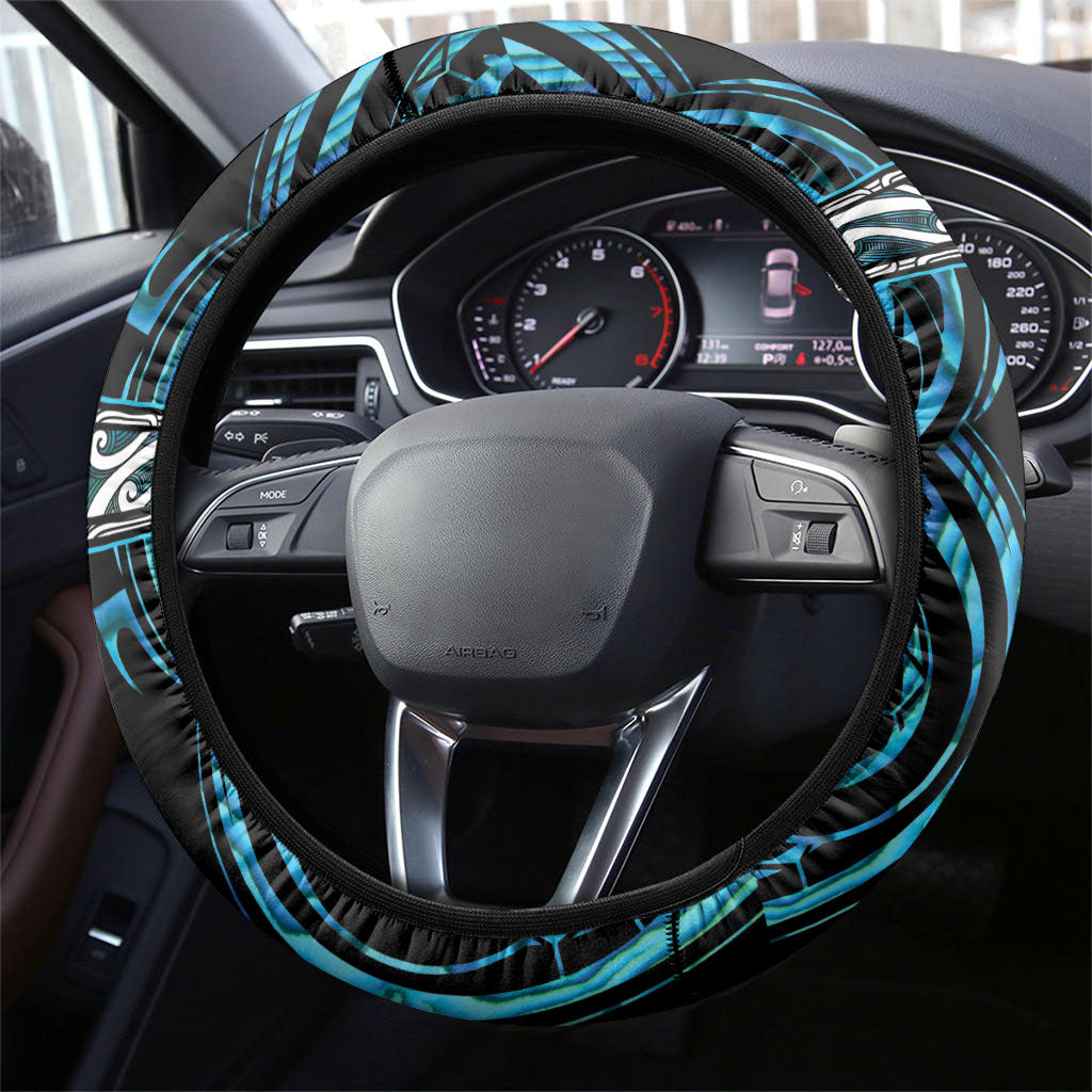 Aotearoa Ngati Kahungunu Steering Wheel Cover Maori Iwi Poutama Puhoro Tattoo