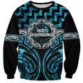 Aotearoa Ngati Kahungunu Personalised Sweatshirt Maori Iwi Poutama Puhoro Tattoo