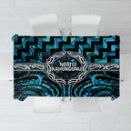 Aotearoa Ngati Kahungunu Tablecloth Maori Iwi Poutama Puhoro Tattoo