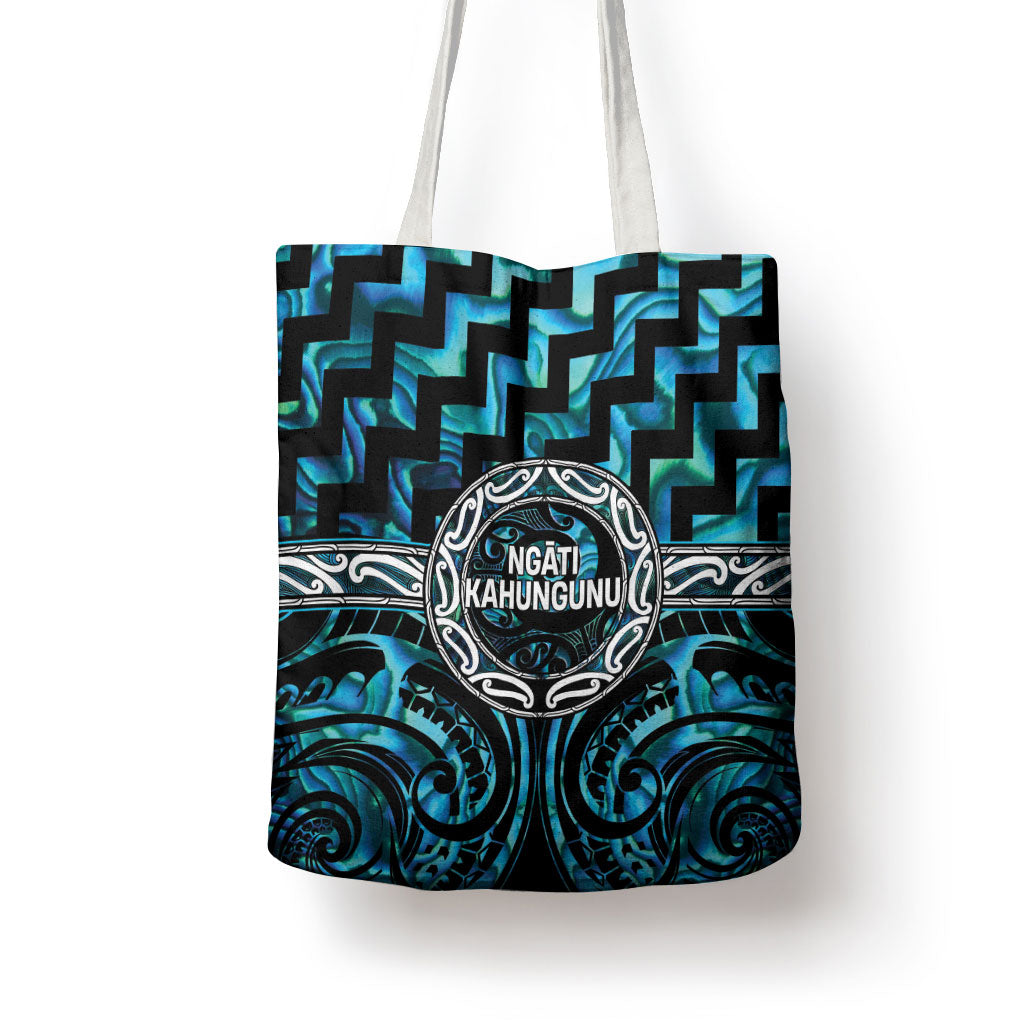 Aotearoa Ngati Kahungunu Tote Bag Maori Iwi Poutama Puhoro Tattoo