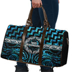 Aotearoa Ngati Kahungunu Travel Bag Maori Iwi Poutama Puhoro Tattoo