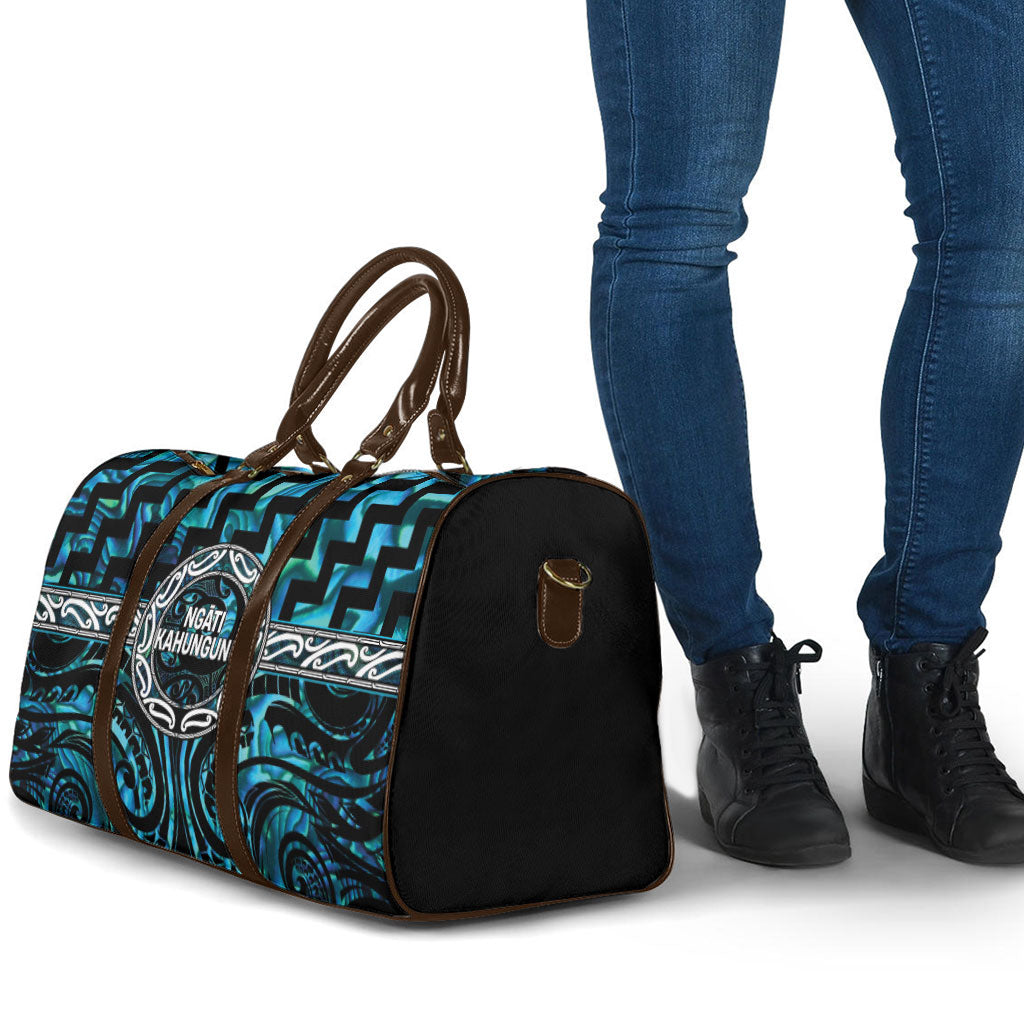 Aotearoa Ngati Kahungunu Travel Bag Maori Iwi Poutama Puhoro Tattoo
