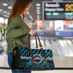 Aotearoa Ngati Kahungunu Travel Bag Maori Iwi Poutama Puhoro Tattoo