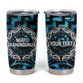 Aotearoa Ngati Kahungunu Personalised Tumbler Cup Maori Iwi Poutama Puhoro Tattoo