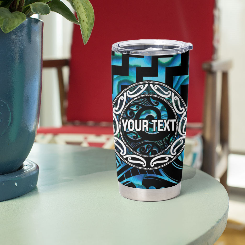 Aotearoa Ngati Kahungunu Personalised Tumbler Cup Maori Iwi Poutama Puhoro Tattoo