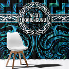 Aotearoa Ngati Kahungunu Window Curtain Maori Iwi Poutama Puhoro Tattoo