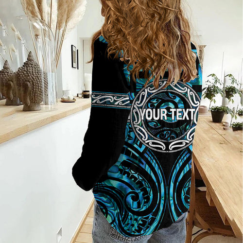 Aotearoa Ngati Kahungunu Personalised Women Casual Shirt Maori Iwi Poutama Puhoro Tattoo