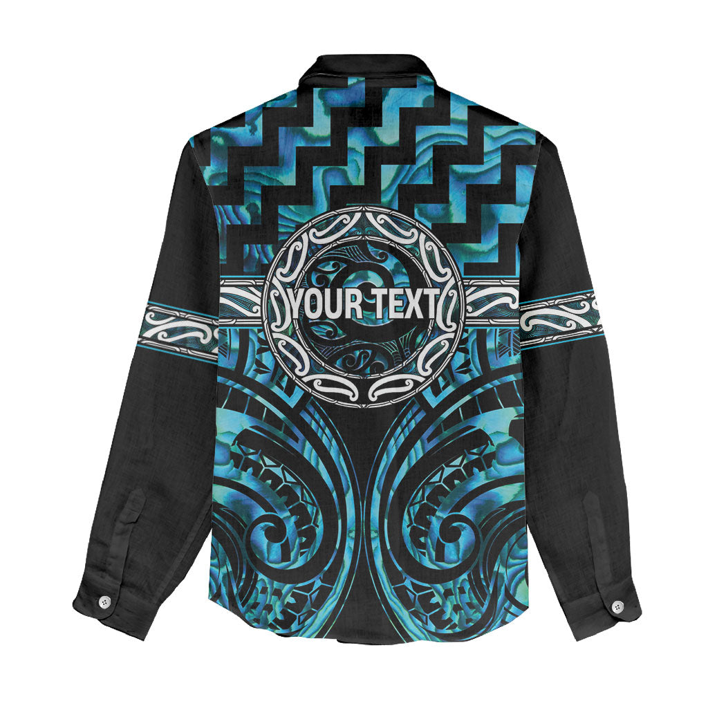 Aotearoa Ngati Kahungunu Personalised Women Casual Shirt Maori Iwi Poutama Puhoro Tattoo