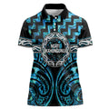 Aotearoa Ngati Kahungunu Personalised Women Polo Shirt Maori Iwi Poutama Puhoro Tattoo