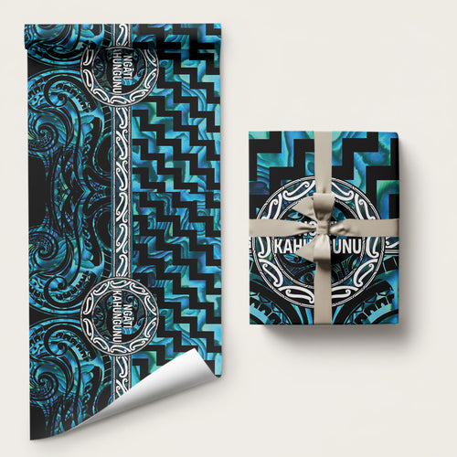 Aotearoa Ngati Kahungunu Wrapping Paper Maori Iwi Poutama Puhoro Tattoo