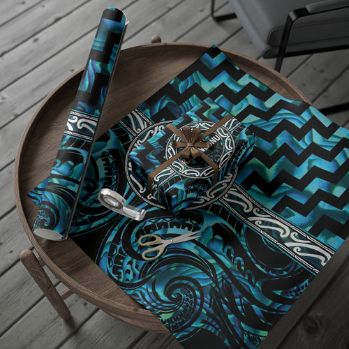 Aotearoa Ngati Kahungunu Wrapping Paper Maori Iwi Poutama Puhoro Tattoo