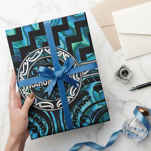 Aotearoa Ngati Kahungunu Wrapping Paper Maori Iwi Poutama Puhoro Tattoo