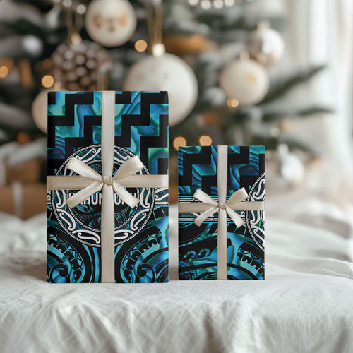 Aotearoa Ngati Kahungunu Wrapping Paper Maori Iwi Poutama Puhoro Tattoo