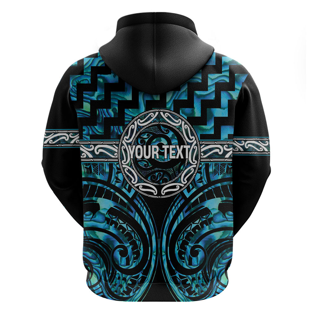 Aotearoa Ngati Kahungunu Personalised Zip Hoodie Maori Iwi Poutama Puhoro Tattoo