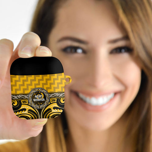 Aotearoa Ngati Whatua AirPods Case Maori Iwi Poutama Puhoro Tattoo