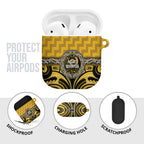 Aotearoa Ngati Whatua AirPods Case Maori Iwi Poutama Puhoro Tattoo
