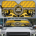 Aotearoa Ngati Whatua Auto Sun Shade Maori Iwi Poutama Puhoro Tattoo