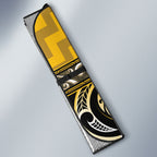 Aotearoa Ngati Whatua Auto Sun Shade Maori Iwi Poutama Puhoro Tattoo