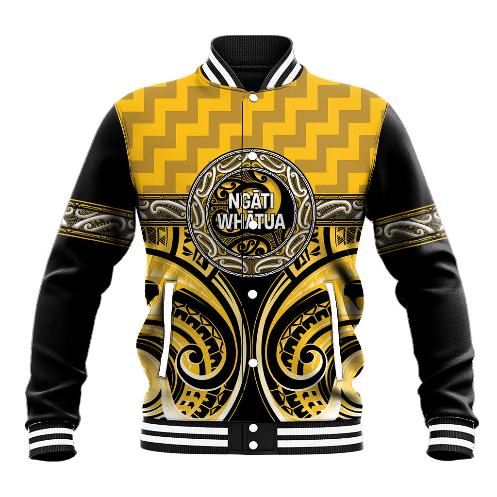 Aotearoa Ngati Whatua Personalised Baseball Jacket Maori Iwi Poutama Puhoro Tattoo