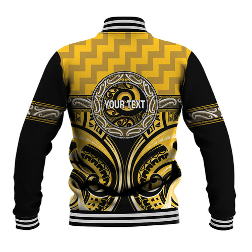 Aotearoa Ngati Whatua Personalised Baseball Jacket Maori Iwi Poutama Puhoro Tattoo