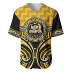 Aotearoa Ngati Whatua Personalised Baseball Jersey Maori Iwi Poutama Puhoro Tattoo