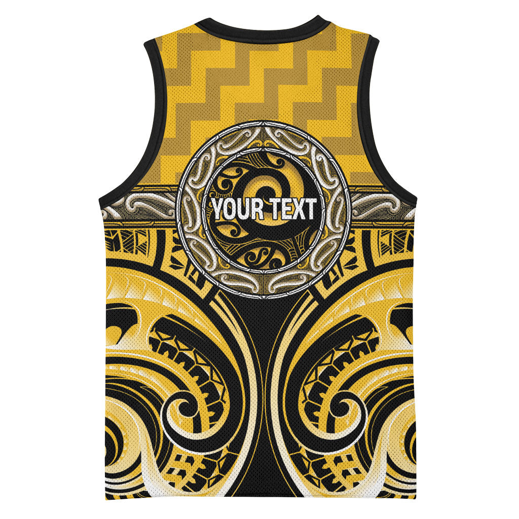 Aotearoa Ngati Whatua Personalised Basketball Jersey Maori Iwi Poutama Puhoro Tattoo
