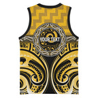 Aotearoa Ngati Whatua Personalised Basketball Jersey Maori Iwi Poutama Puhoro Tattoo