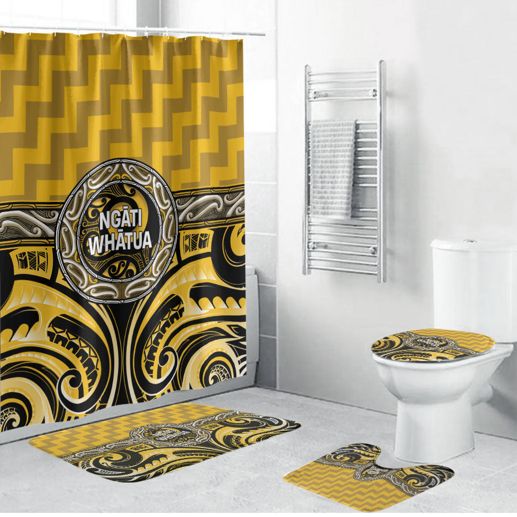 Aotearoa Ngati Whatua Bathroom Set Maori Iwi Poutama Puhoro Tattoo