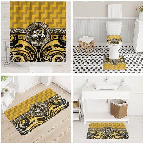 Aotearoa Ngati Whatua Bathroom Set Maori Iwi Poutama Puhoro Tattoo