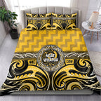 Aotearoa Ngati Whatua Bedding Set Maori Iwi Poutama Puhoro Tattoo