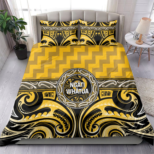 Aotearoa Ngati Whatua Bedding Set Maori Iwi Poutama Puhoro Tattoo