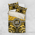 Aotearoa Ngati Whatua Bedding Set Maori Iwi Poutama Puhoro Tattoo