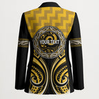 Aotearoa Ngati Whatua Personalised Blazer Maori Iwi Poutama Puhoro Tattoo