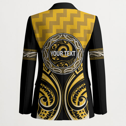 Aotearoa Ngati Whatua Personalised Blazer Maori Iwi Poutama Puhoro Tattoo