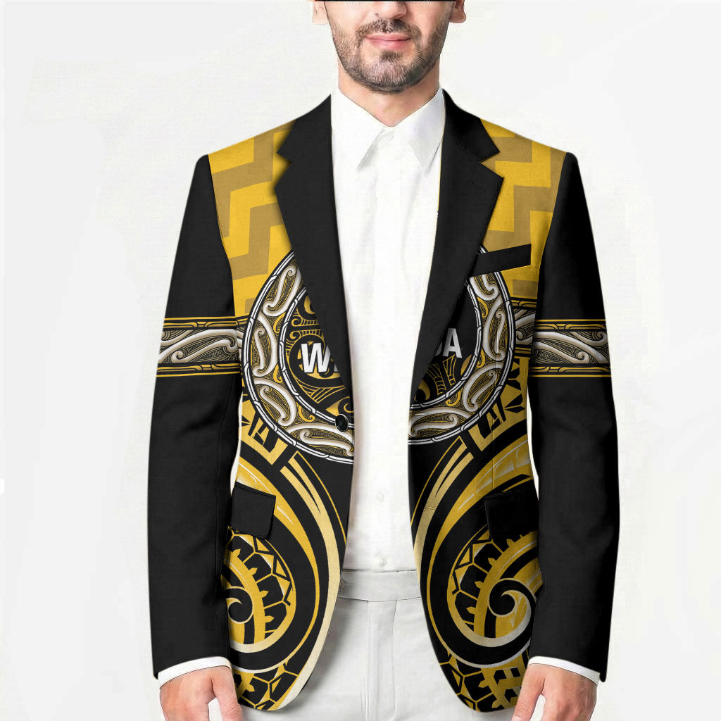 Aotearoa Ngati Whatua Personalised Blazer Maori Iwi Poutama Puhoro Tattoo