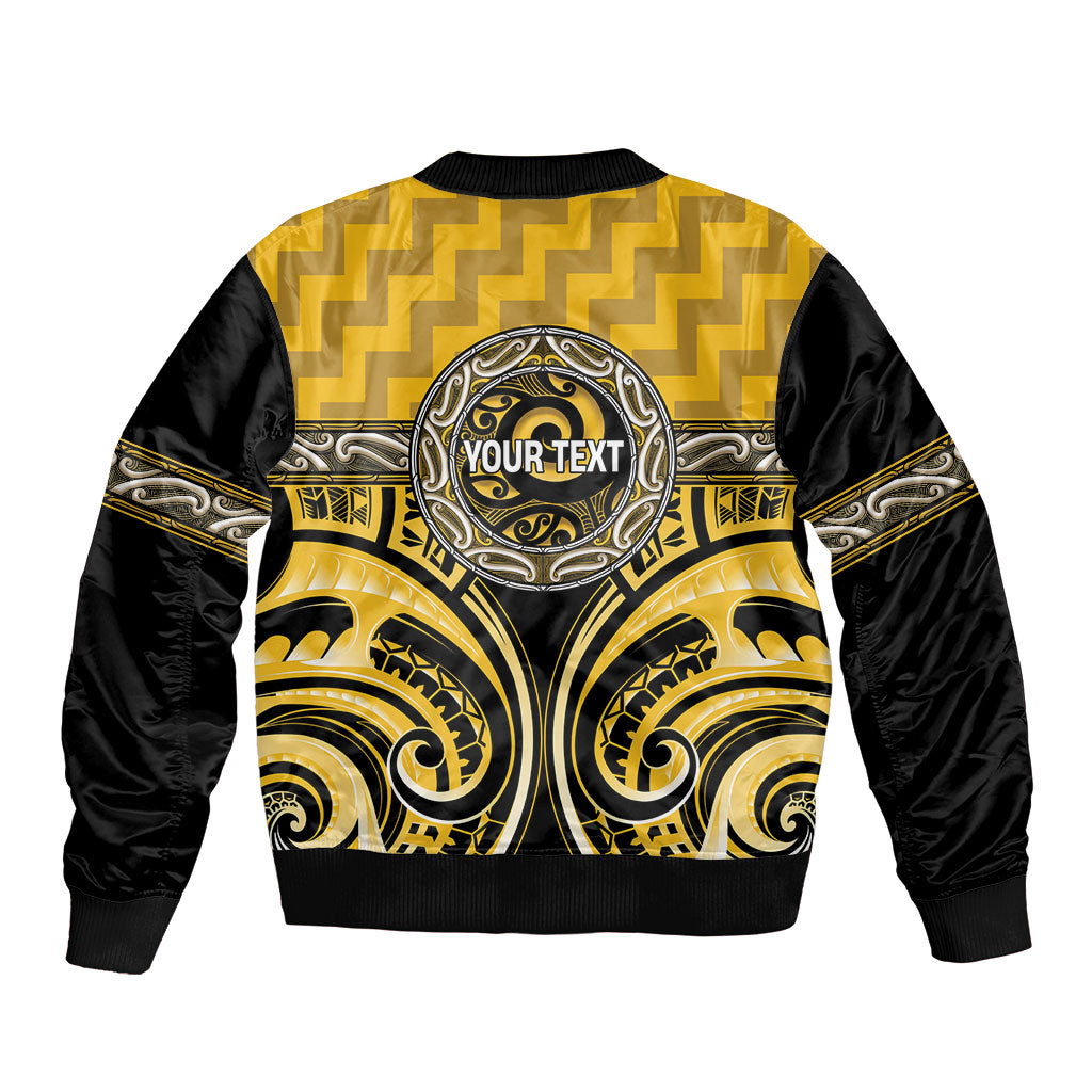 Aotearoa Ngati Whatua Personalised Bomber Jacket Maori Iwi Poutama Puhoro Tattoo