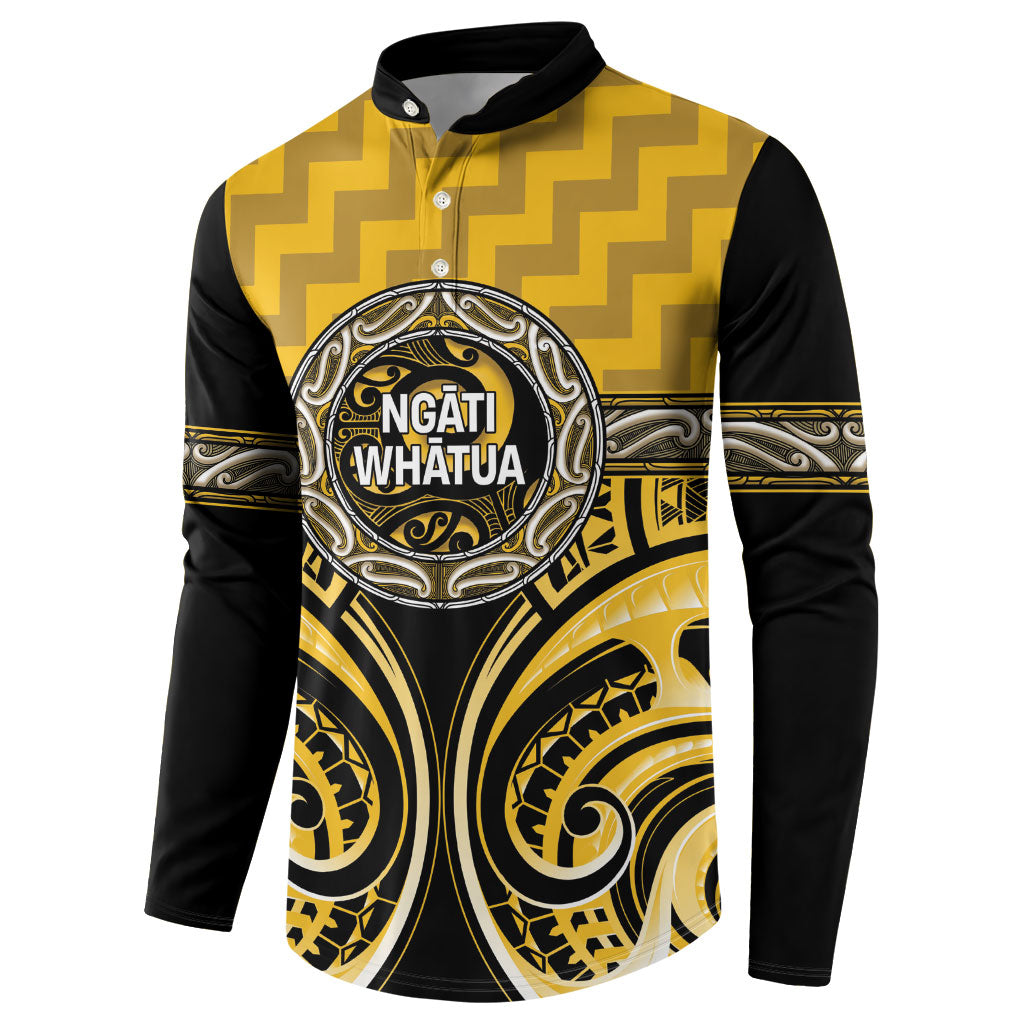 Aotearoa Ngati Whatua Personalised Button Sweatshirt Maori Iwi Poutama Puhoro Tattoo