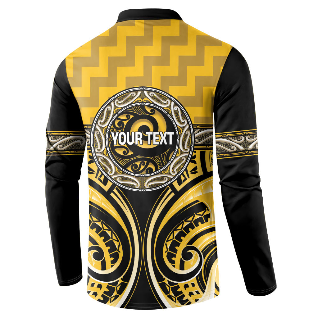 Aotearoa Ngati Whatua Personalised Button Sweatshirt Maori Iwi Poutama Puhoro Tattoo