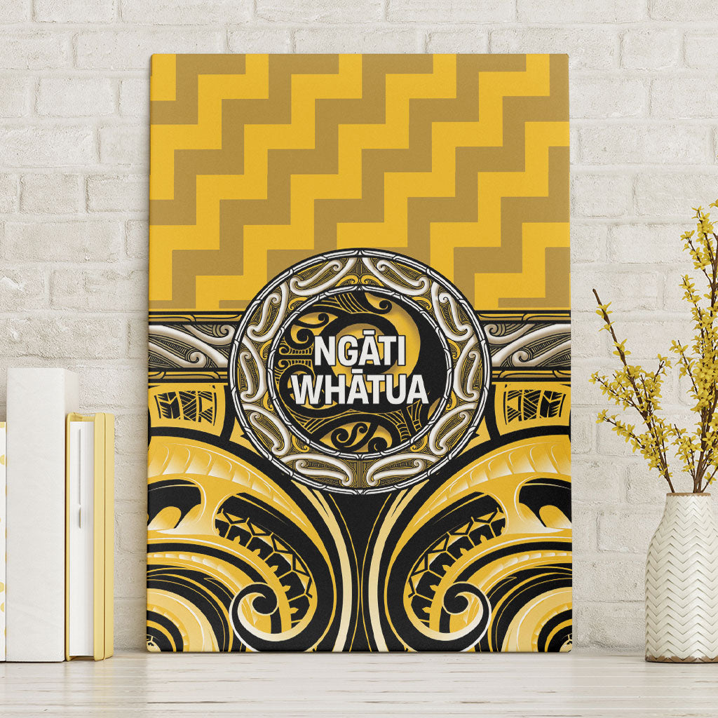 Aotearoa Ngati Whatua Canvas Wall Art Maori Iwi Poutama Puhoro Tattoo