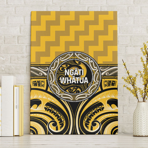 Aotearoa Ngati Whatua Canvas Wall Art Maori Iwi Poutama Puhoro Tattoo