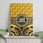 Aotearoa Ngati Whatua Canvas Wall Art Maori Iwi Poutama Puhoro Tattoo