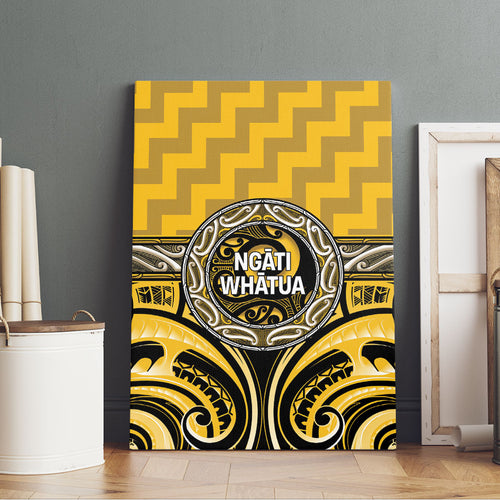 Aotearoa Ngati Whatua Canvas Wall Art Maori Iwi Poutama Puhoro Tattoo