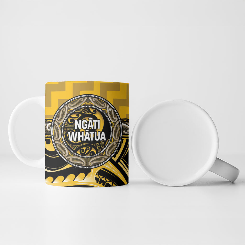 Aotearoa Ngati Whatua Personalised Ceramic Mug Maori Iwi Poutama Puhoro Tattoo