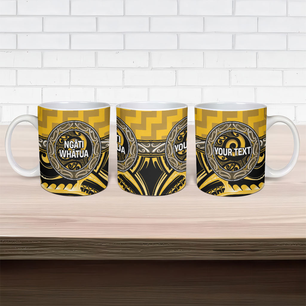 Aotearoa Ngati Whatua Personalised Ceramic Mug Maori Iwi Poutama Puhoro Tattoo